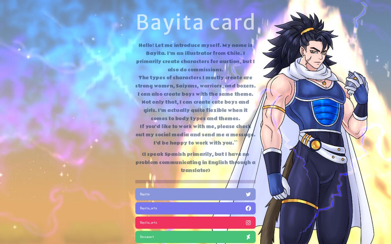 Bayita card